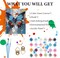Paint by Numbers Kit for Adults Beginner, DIY Butterfly Adult Paint by Number Kits on Canvas Without Frame, Abstract Butterfly Acrylic Oil Paint by Numbers for Home Decor Gift